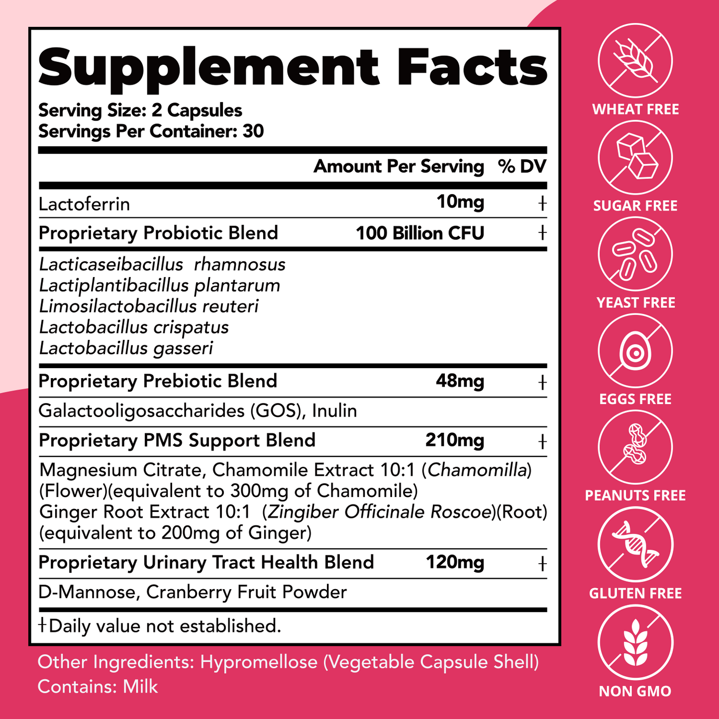 Vaginal Probiotics – pH Balance, Feminine Odor Control & Yeast Support