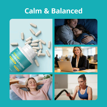 Cortisol Supplement with KSM-66® Ashwagandha & L-Theanine