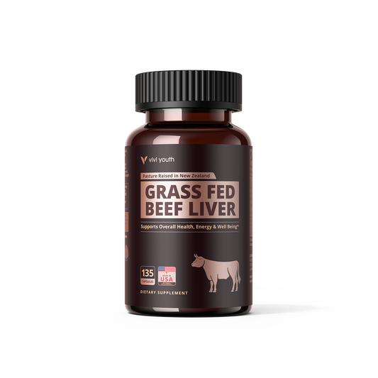 Grass Fed Beef Liver Capsules, Freeze Dried Beef Liver Supplement