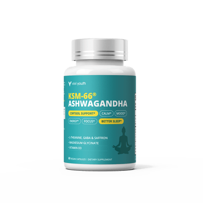 Cortisol Supplement with KSM-66® Ashwagandha & L-Theanine