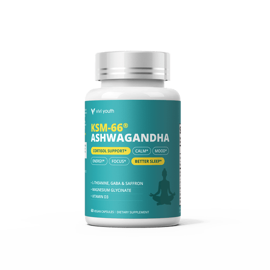Cortisol Supplement with KSM-66® Ashwagandha & L-Theanine