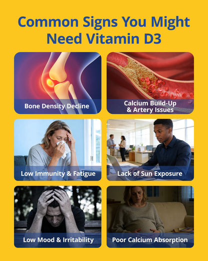 Vitamin D3 K2 Supplement, Vitamin D3 5000 IU & K2 as MK-7 100 mcg