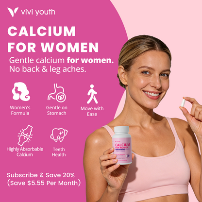 Calcium Supplements for Women, 1200 mg with Vitamin D3 K2, B12