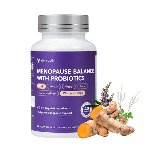 13-in-1 Menopause Supplements for Women with 40 Billion CFU Probiotics