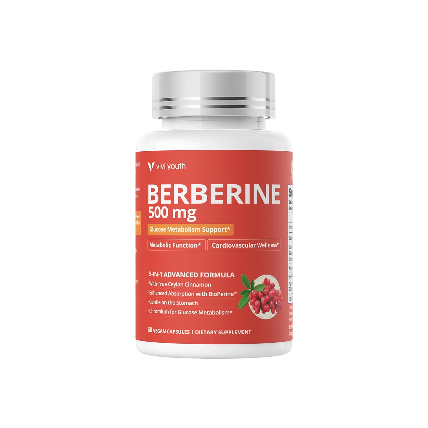 Berberine 500mg with Ceylon Cinnamon