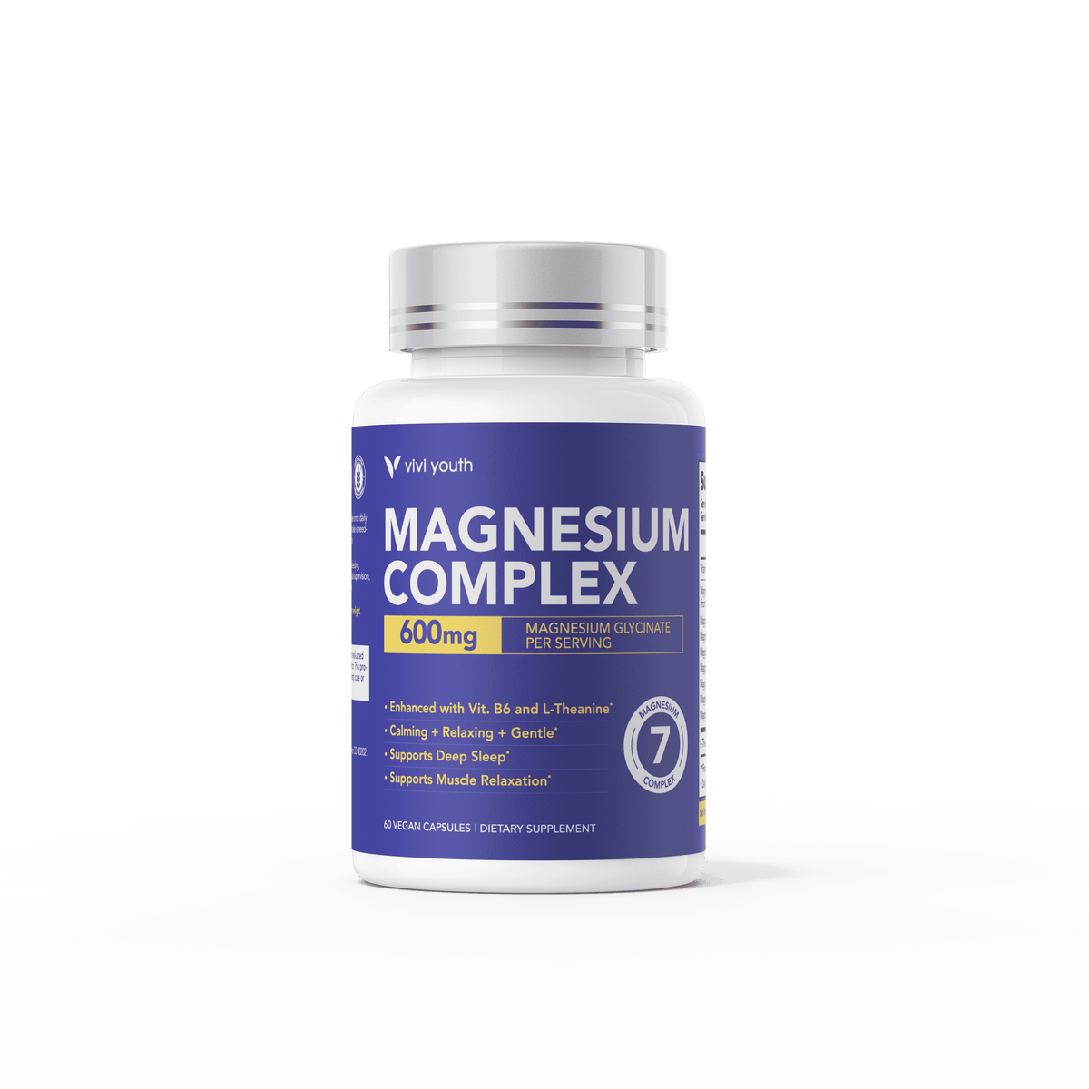 Magnesium Complex with Vitamin B6 & L-Theanine, 60 Capsules