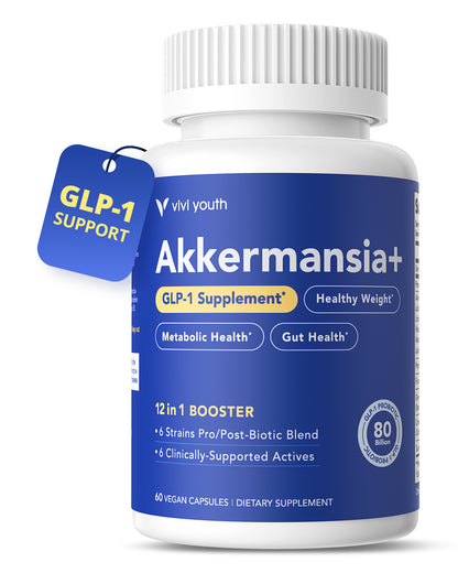 Akkermansia Supplement with 80 Billion Probiotic Prebiotics EGCG Delayed Release
