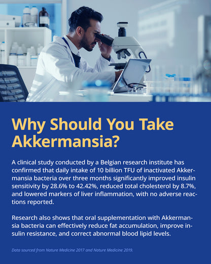 Akkermansia Supplement with 80 Billion Probiotic Prebiotics EGCG Delayed Release