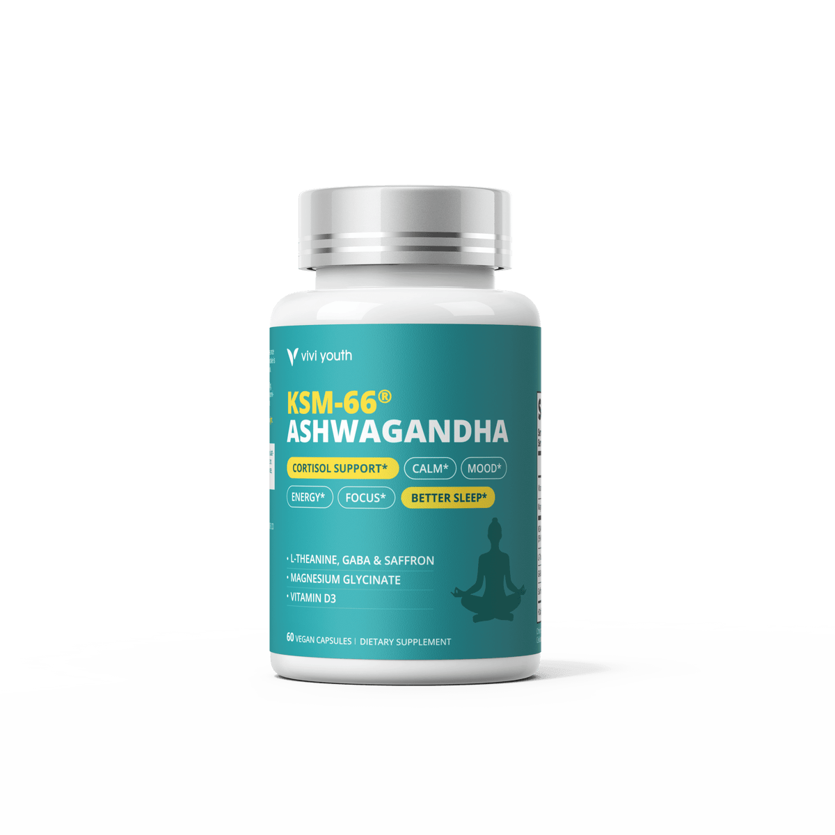 Cortisol Supplement with KSM-66® Ashwagandha & L-Theanine