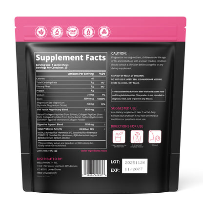 16-in-1 Verisol® Multi Collagen Peptides Powder for Women