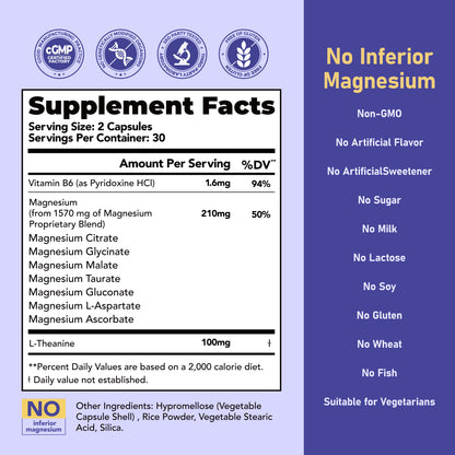 Magnesium Complex, 7 High Absorption Magnesium Supplement