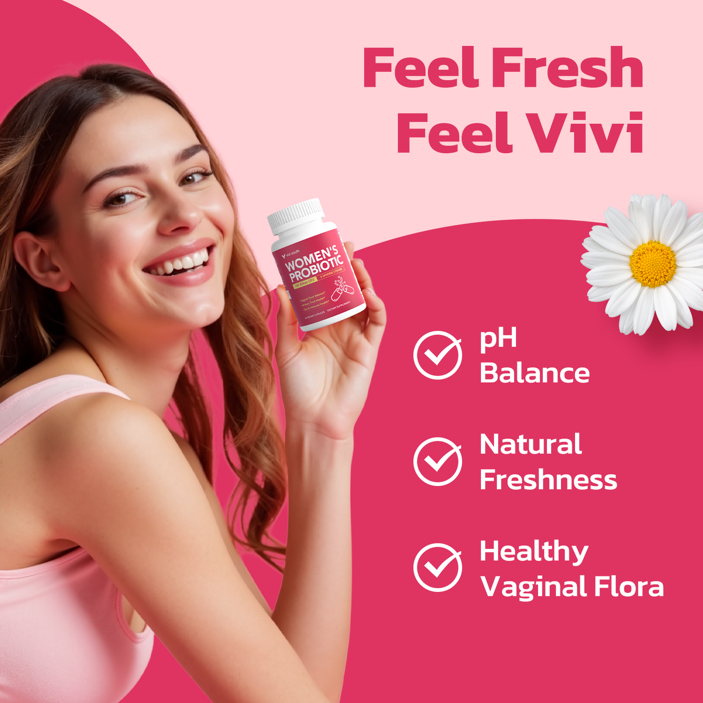 Vaginal Probiotics – pH Balance, Feminine Odor Control & Yeast Support