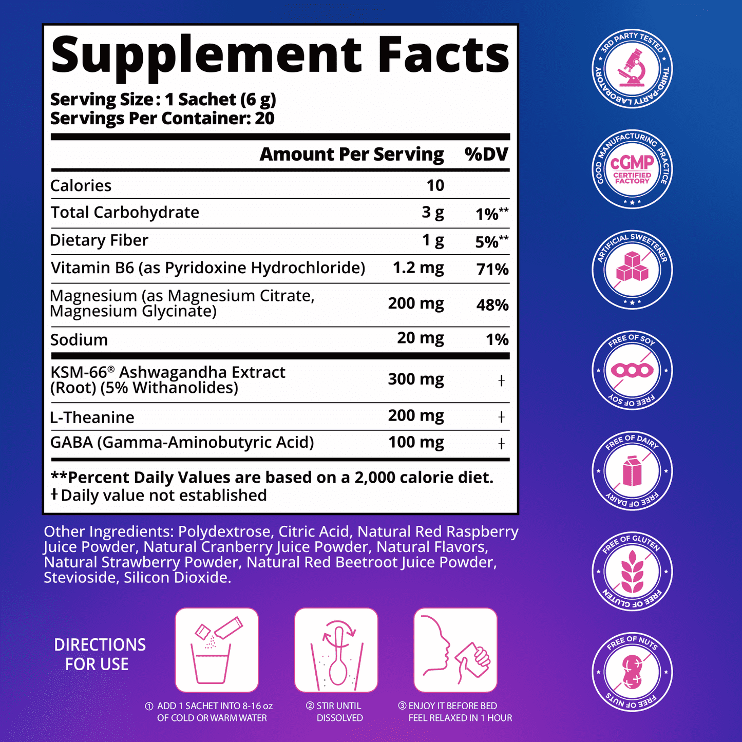 Magnesium Glycinate Powder for Women – KSM-66 Ashwagandha